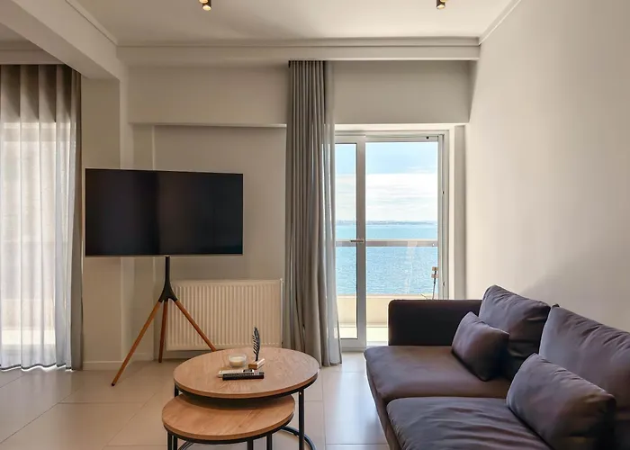דירה Luxury Sea View Retreat סלוניקי
